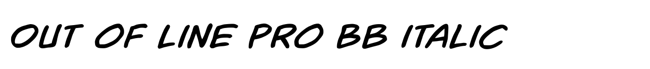 Out of Line Pro BB Italic